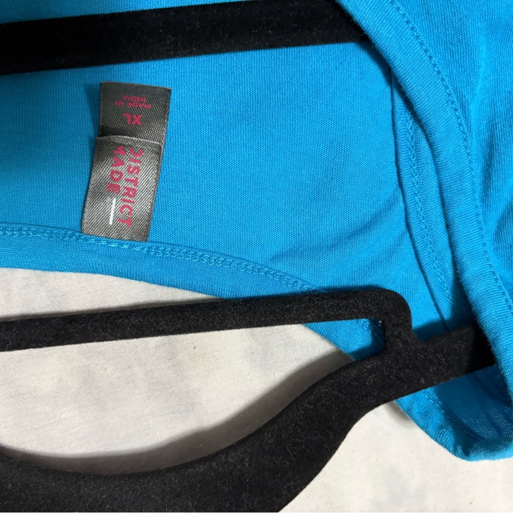 District Blue Athletic Tank Top with Graphic Design Motorcross Racing - Picture 7 of 9